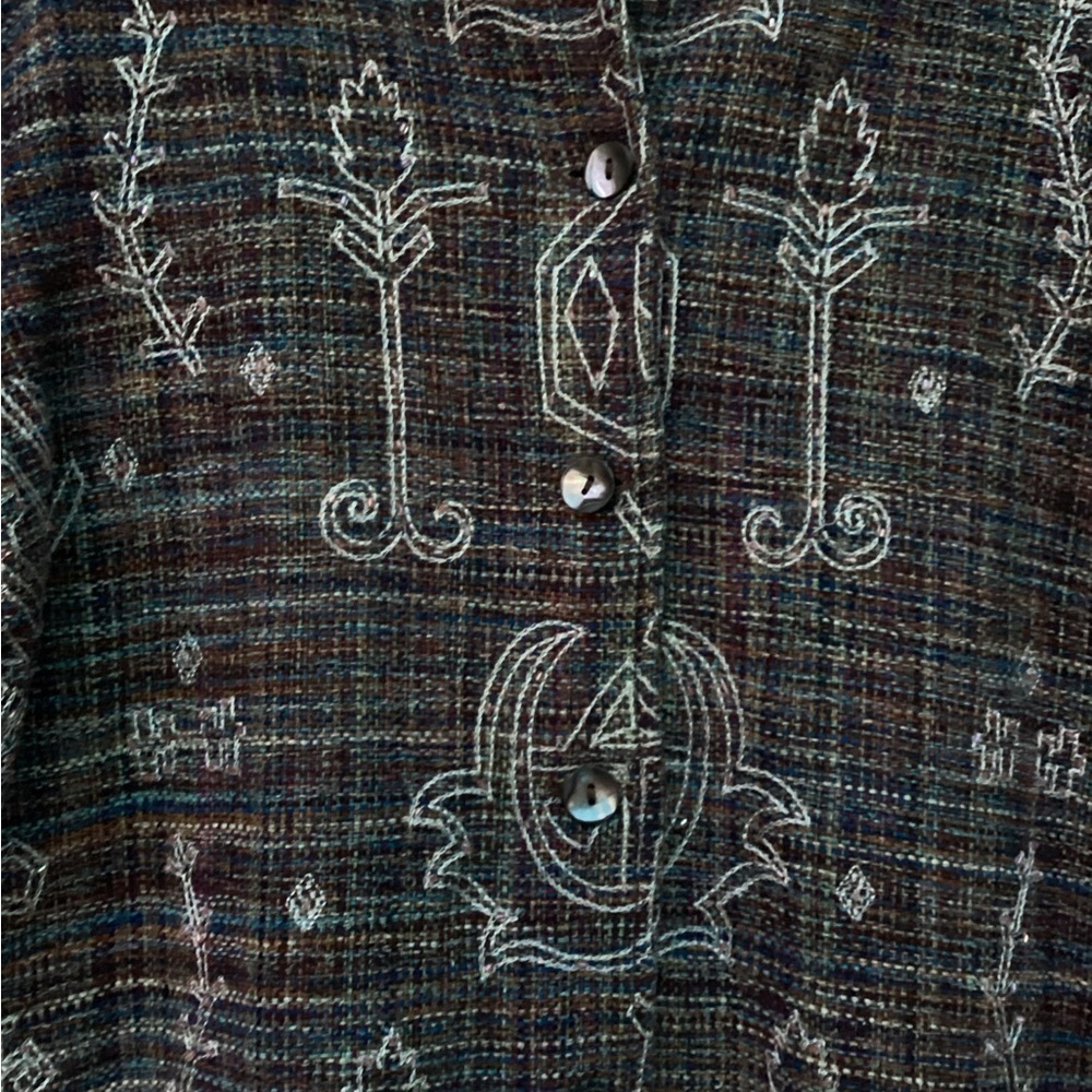 Stone ridge Embroidered Women’s Jacket/ Blazer Size Small - Picture 3 of 14